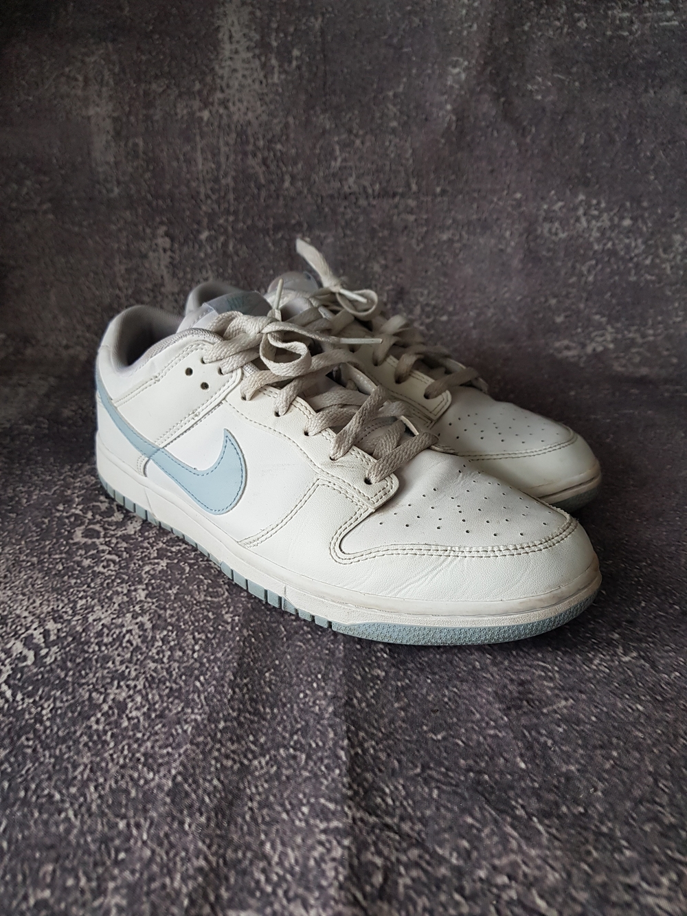Nike Men's Dunk Low Size 12 White Light Armory Blue DV0831-109